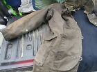 Vintage Fire Department Coat canvas Firecoat Sz44 fire Department 50 s Fire Coat