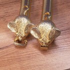 Vintage Mimi Di N 1973 Mouse Belt Buckle With Belt - 1 1 2  Buckles - Gold Belt
