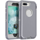 For Apple Iphone 8 Plus   8 Case Heavy Duty Shockproof Hard Rubber Rugged Cover