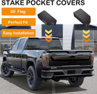 2019-2026 Gmc Chevy Silverado gmc Sierra 1500 3500 Bed Rail Stake Pocket Covers