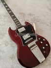 Young Wine Red Electric Guitar  Maestro Tailpiece Whammy Bar Panda Headstock