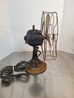 Antique Galvin Brass 4 Blade Fan Oscillating 13   1915-1925 Time Period  
