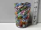 Murano Glass Tumbler - Multicolor Millefiori - Glass Of Venice
