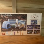 Keenway Industries Champion Breeds Rough Collie Toy Dogs Play Set 21401 Read