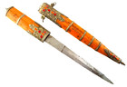 20th Century Beautifully Decorated Large North African Dagger