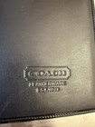 Coach Black Leather Photo Album 10 Pages Holds 20 4x6 Photos Organizer