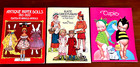 Lot Of 3 - Paper Doll Books - Unused - Cupie  Antique Paper Dolls  K  Greenaway