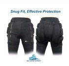 New Skating Spirit Zip-off Padded Ice Skating Jump Shorts Crash Pants Large