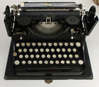 1929 30  Royal P Model Glossy Black Portable Typewriter Tested Works Sn P220593