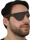 Handmade Medical Adjustable Real Leather Eye Patch For Left Right Eye