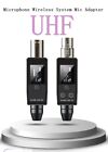 Wireless Microphone System Xlr Transmitter Receiver Rechargeable Speaker Adapter