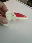 Tiny Laser Gun Toy 3    Sounds   Lights   Red   White 90s   Needs New Batteries 