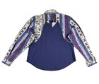 Vtg Western Shirt Womens Large Roughrider By Circle T Cutout