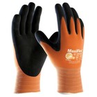 12- 34-8014 Durable Maxiflex Hi Vis Micro Foam Nitrile Construction Work Gloves