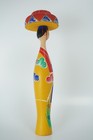 9 8  Japanese Ryukyu Kokeshi Doll Geisha Kimono Vintage Old Okinawa