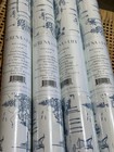 Serena   Lily Seahaven Toile Coastal Wallpaper-french Blue white