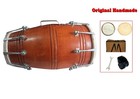 Indian Folk Percussion Instrument Handmade Wooden Dholak Drum   Nut Bolt Tuning