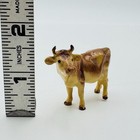 Hagen Renaker Jersey Cattle Bull Figurine Light Brown Cow Rare Htf Mint