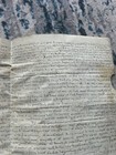 1554 Deed Indenture In Old French Legal Document