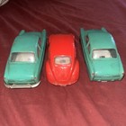 Vintage Dux Friction Cars Lot Of 3 Cars For Parts  Made In Western Germany
