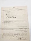 Civil War Document Form Special Requisition For Uniform Pierpont Va Mar 1 1862