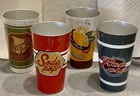 4 Pcs  Aluminum Tumblers Drinking Glasses Vintage Retro Fun Metal Glasses