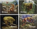 Tyrannosaurus Rex  Forever Stamps  Scott   5410-5413 Pane Of 16 Stamps