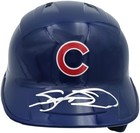 Sammy Sosa Autographed Chicago Cubs Blue Full Size Helmet Beckett Witness 243662