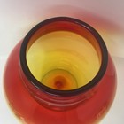 Vintage Blenko Glass Jar  Vase  7229s In  Tangerine John Nickerson Design No Lid