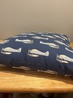 Zora   s Nursery First Flight Airplane Throw Pillow 24x24    Child Bedding Blue