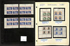 Canada Stamp Collection On 20 Pages  Mint Nh Inscription Blocks 1952-1968