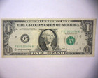1969  1 Federal Reserve Note     mis-matched Serial Numbers     rare    higher Grade    