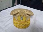 Ww2 British Uk Royal Navy Military Captains Officers Peak Visor Hat Cap Sz 58