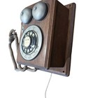 Vintage Western Electric Rotary Dial Wood Wall Telephone