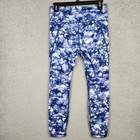 Athleta Pants Womens Size M Leggings Tie Dye Blue Active Wear