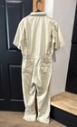 Dickies Beige Khaki Short Sleeve Work Coveralls Jumpsuit One-piece Unisex