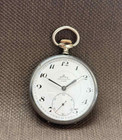 Antique     llus Pocket Watch Chronometer Mechanical Super Swiss Rare Old 1900