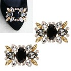 2x Removable Bridal Shoes Buckle Clip Prom Shoes Charms