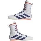 Adidas Box Hog 4 Lightweight Boxing Shoes White Blue Orange Jp9847 New Men Sz 9