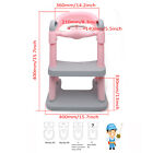 Pink Potty Training Toilet Seat Chair Ladder Step For Toddler Kids Boys   Girls