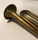 Vintage Rexcraft Boy Scouts America Bugle Horn Us Regulation Brass Mouth Piece