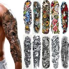 10 Sheets Temporary Tattoo Waterproof Full Arm Sticker Body Art Arm Tattoo Us