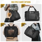 Portable Pet Carrier For Small Puppy Dog And Cat  Multi Carry Way Soft Sided    