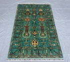 Handmade Afghan Sultani 4x6 Ft Oriental Wool Area Rug Vintage Tribal Carpet