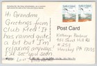 Turks   Caicos Islands Schooling Fish Underwater Photo Postcard 1999 Posted