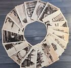 Vintage Sepia B w Postcards Roma Rome Italy Lot Of 18