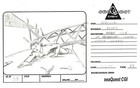 Mark Simon Signed Seaquest Dsv Hand Drawn Production Storyboard Page  ms