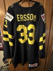 Sam Ersson Game Worn Team Sweden Hockey Jersey 24-25 Worlds Philadelphia Flyers