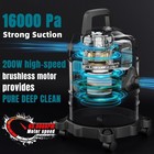 4gallon Cordless Shop Vac Compatible W  Makita 18v Battery Wet Dry Vacuum Blower