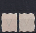 Norway   1941   Sg319b 320b Type 43  2k Red   5k Purlple  Mnh   Gum      Cv   50 